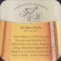 Beer coaster schwechater-144-zadek