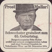 Beer coaster schwechater-148-zadek