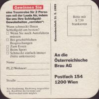 Beer coaster schwechater-152-zadek