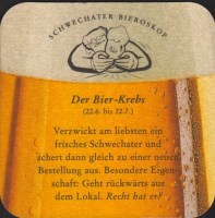 Beer coaster schwechater-153-zadek