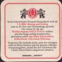 Beer coaster schwechater-156-zadek-small