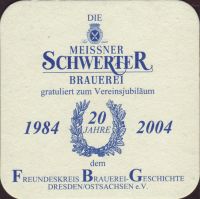 Beer coaster schwerter-brauerei-wohlers-11-zadek