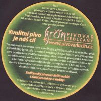 Pivní tácek sedlcansky-pivovar-krcin-3-zadek