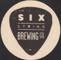 Beer coaster six-string-2