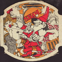 Beer coaster skol-14-zadek