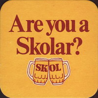 Beer coaster skol-23-oboje