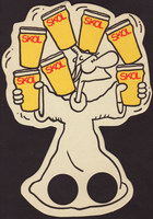 Beer coaster skol-24