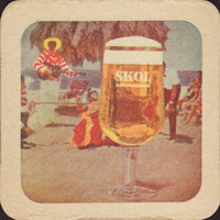 Beer coaster skol-34