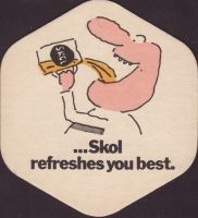 Beer coaster skol-43