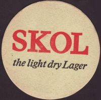 Beer coaster skol-50-oboje