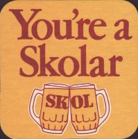 Beer coaster skol-57