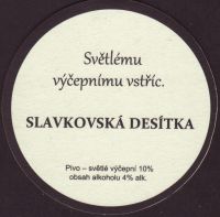 Beer coaster slavkovsky-10-zadek-small