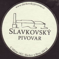 Beer coaster slavkovsky-2-zadek