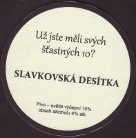 Beer coaster slavkovsky-9-zadek