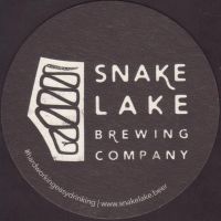 Beer coaster snake-lake-1