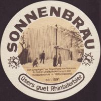Beer coaster sonnenbrau-31-zadek