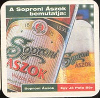 Beer coaster soproni-1-zadek