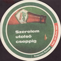 Beer coaster soproni-13-zadek