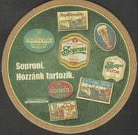 Beer coaster soproni-21-zadek