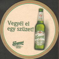 Beer coaster soproni-22-zadek