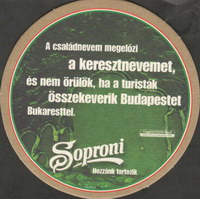 Beer coaster soproni-23-zadek-small
