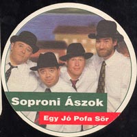 Beer coaster soproni-3-zadek