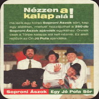 Beer coaster soproni-31-zadek-small