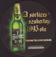 Beer coaster soproni-38-zadek