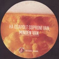 Beer coaster soproni-57-zadek-small