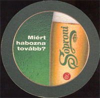 Beer coaster soproni-8