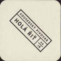 Beer coaster sousedsky-pivovar-hola-rit-1