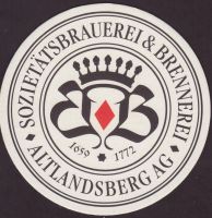 Beer coaster sozietatsbrauerei--und-brennerei-1
