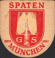 Beer coaster spaten-franziskaner-50