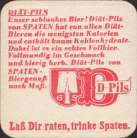 Beer coaster spaten-franziskaner-74-zadek