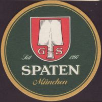 Beer coaster spaten-franziskaner-93-oboje