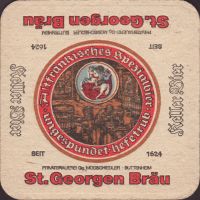 Beer coaster st-georgen-brau-13