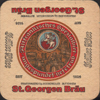 Beer coaster st-georgen-brau-29