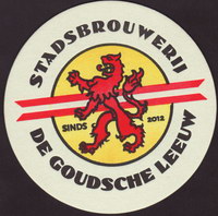 Pivní tácek stadsbrouwerij-de-goudsche-leeuw-1