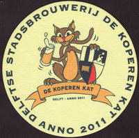 Pivní tácek stadsbrouwerij-de-koperen-kat-3