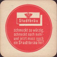 Beer coaster stadtbrau-1-zadek