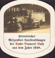 Beer coaster stadtbrauerei-roth-1-zadek