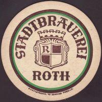 Beer coaster stadtbrauerei-roth-4-oboje