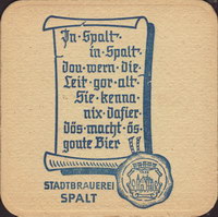 Beer coaster stadtbrauerei-spalt-10-zadek-small