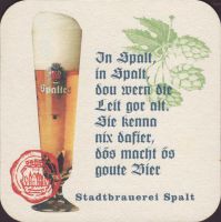 Beer coaster stadtbrauerei-spalt-21-zadek