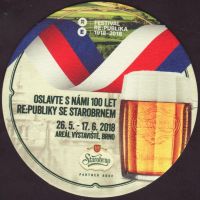 Beer coaster starobrno-100