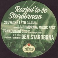 Beer coaster starobrno-103-zadek