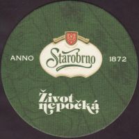 Beer coaster starobrno-109-zadek