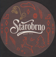 Beer coaster starobrno-125-oboje