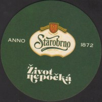 Beer coaster starobrno-126-zadek