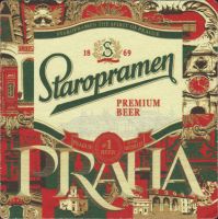 Pivní tácek staropramen-285